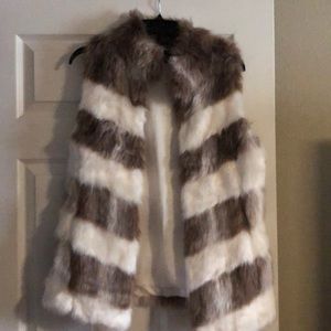 WHBM Furry Vest
